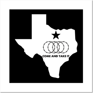 I Stand With Texas Come and Take It Posters and Art